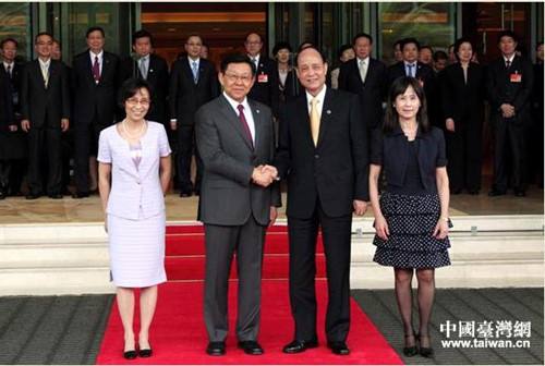 林中森拟20日访大陆将与陈德铭再会面(图)