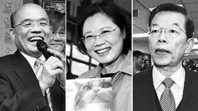 苏谢相继罢手小英誓选到底绿营党魁角逐没悬念