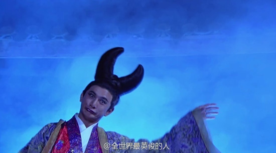 吴奇隆新剧雷人造型遭吐槽头上长角浓妆艳抹