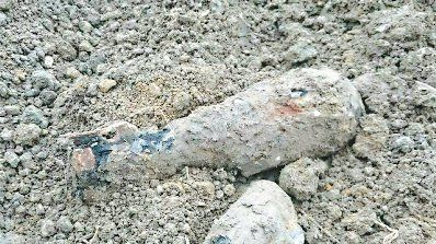 花莲一工地发现未爆弹 军方带回鉴定(图)
