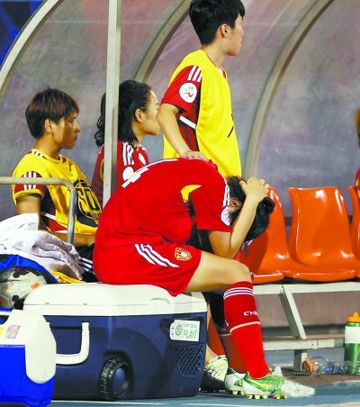 女足加时赛惜败日本小玫瑰泪长流心有不甘(图)