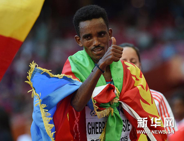 世锦赛首金诞生厄立特里亚小将马拉松爆冷夺冠