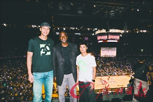 易建联追星乔丹飞人勉励:天空才是你的极限