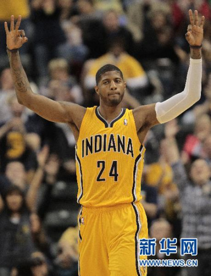 保罗乔治:对位詹姆斯令我兴奋享受与他比赛