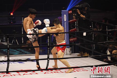 “武林风”第三届中加自由搏击争霸赛中方拳手小负于东道主