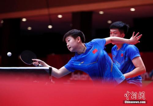 孙颖莎王楚钦混双比赛完整版2019 U575P4T8D8729515F107DT20190115151243.jpg