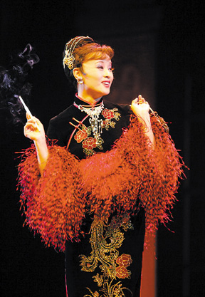 《金大班的最后一夜》中的刘晓庆