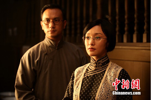 周迅《建党伟业》剧照曝光 称不介意土气造型(图)