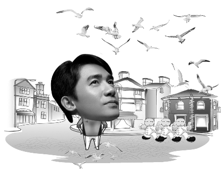 梁朝伟常赴上海浦东公园喂鸽子 门票价为20块(图)