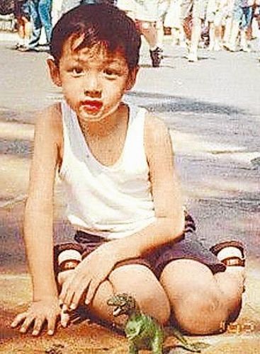 柯震东童年照 图片来源:台湾《苹果日报》中新网4月9日电 据台湾