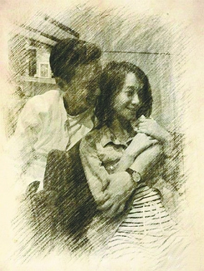 32岁朱丹晒与男友亲密合影(图)