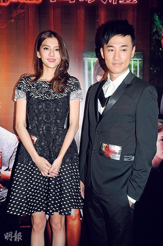 林峰主动拉女友吴千语合照获赞(图)