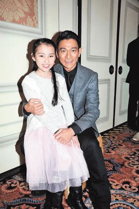 刘德华谈女儿入行:等她10岁时再说(图)