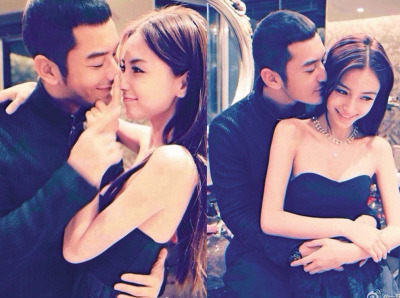 黄晓明Angelababy秀恩爱女方撒娇男方宠溺(图)