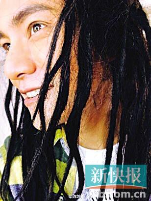 陈坤晒“乞丐”造型自称“心情很好”(图)