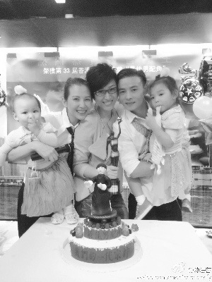 蔡少芬力挺老公张晋:不演太过三级角色就好(图)