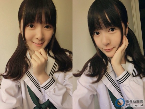 徐娇晒水手服美照被网友调侃像日本女演员(图)