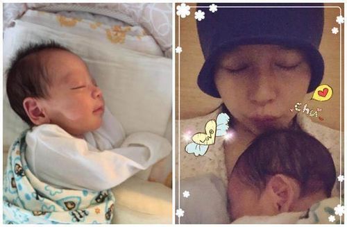 徐若瑄晒爱子熟睡萌照睡梦中露笑容(图)