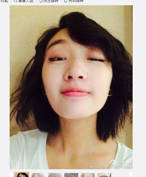 周冬雨晒搞怪照 见大闸蟹开心吐舌卖萌(组图)(3)