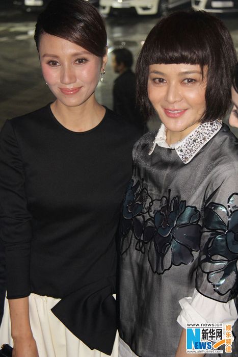 关之琳范冰冰简约黑白配短发齐耳妆容淡雅