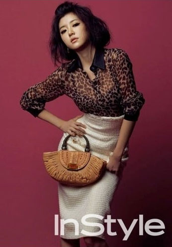 韩星se7en女友朴寒星首次尝试性感风格组图