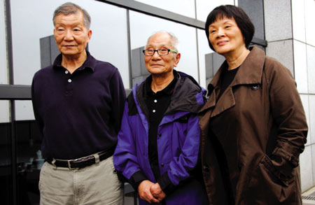 "叶家二子"叶准(中),叶正与制作人杨佩佩(右)