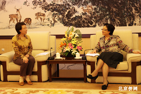 北京市副市长拜会国侨办主任 共议首都侨务工作