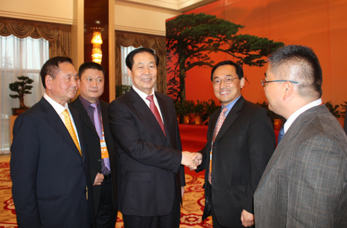 安徽省委书记会见"皖江行"代表 冀侨胞回报桑梓